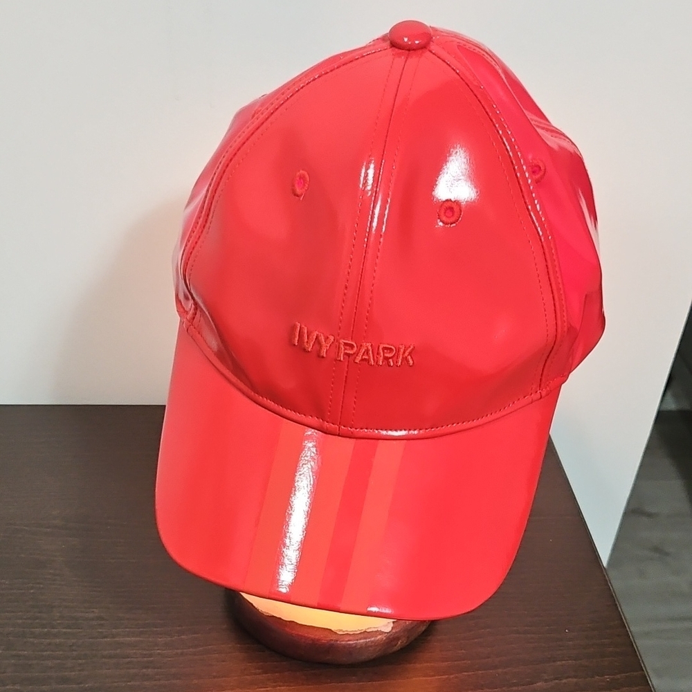 IVY PARK Shiny Red Womens Hat